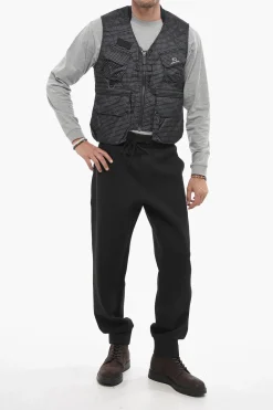 Fashion Gilet TSUNOOGA a Quadri con Taschino Uomo Giubbotti