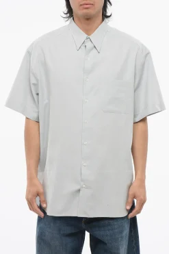 GIORGIO Camicia Oversized in Cotone con Taschino>Armani Clearance