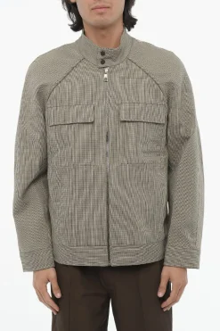 Giubbotto BARACUTA Boxy Fit con Chiusura Zip>Neil Barrett Best