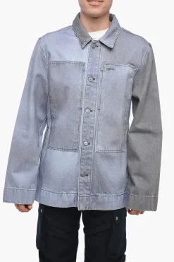 Giubbotto Bicolore in Denim>Objects IV Life Sale