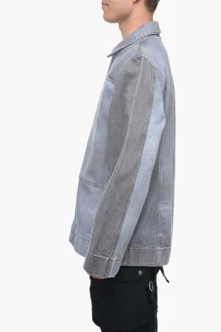 Giubbotto Bicolore in Denim>Objects IV Life Sale