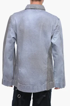 Giubbotto Bicolore in Denim></noscript>Objects IV Life Sale