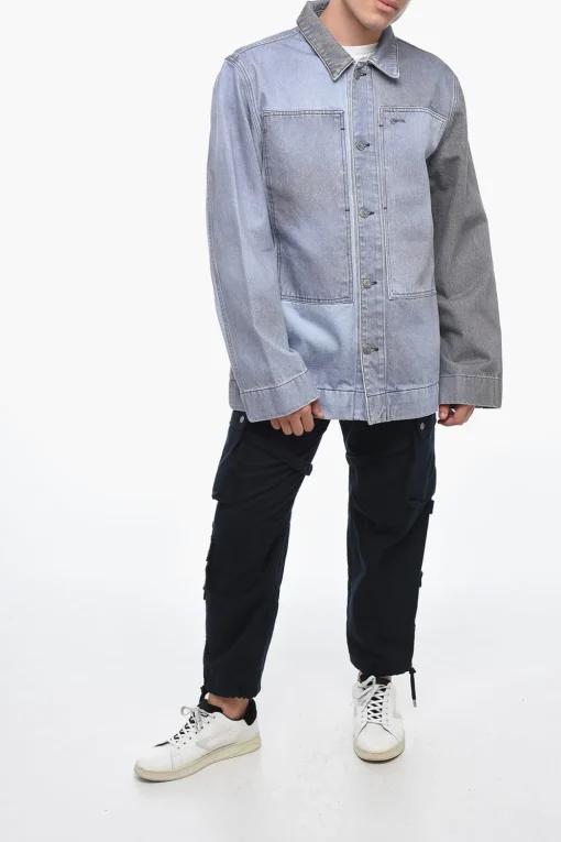 Giubbotto Bicolore in Denim>Objects IV Life Sale