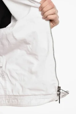 Giubbotto Biker In Cotone Con dettagli In Pelle Vegana></noscript>Dsquared2 Discount