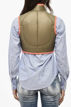 Best Giubbotto Crop In Tessuto Tecnico Con Finiture a Contrasto Donna Giubbotti