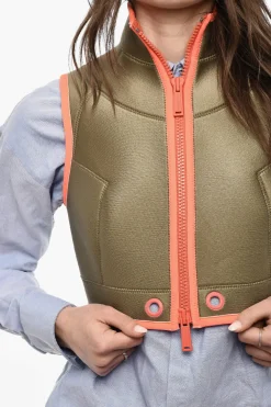 Best Giubbotto Crop In Tessuto Tecnico Con Finiture a Contrasto Donna Giubbotti