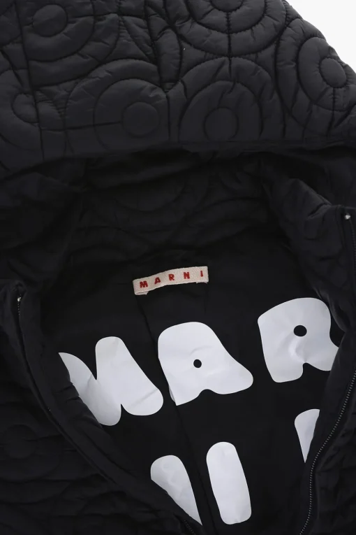 Giubbotto Imbottito In Nylon Trapuntato>Marni Kids Online