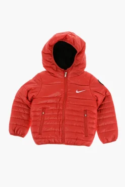 Giubbotto Imbottito in Tinta Unita con Cappuccio>Nike KIDS Discount