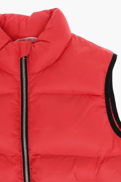 Giubbotto Imbottito senza Manica con Logo Stampato>Palm Angels Kids Best