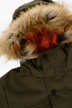 Giubbotto Imbottito Utility con Finta Pelliccia>Diesel Kids Online