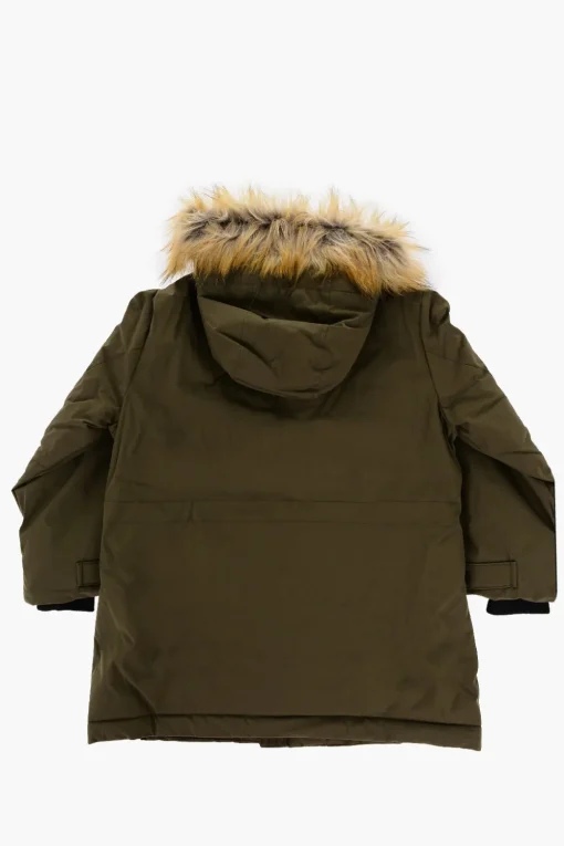 Giubbotto Imbottito Utility con Finta Pelliccia>Diesel Kids Online
