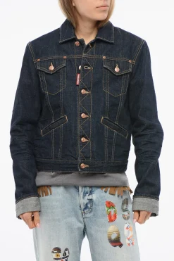Best Giubbotto in Denim BOYFRIEND Lavaggio Scuro Donna Giubbotti