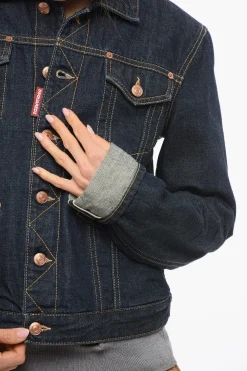 Best Giubbotto in Denim BOYFRIEND Lavaggio Scuro Donna Giubbotti