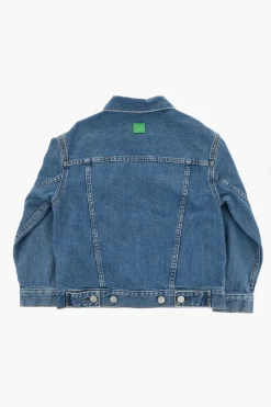 Giubbotto in Denim con Patch a Contrasto></noscript>Acne Studios Kids Outlet