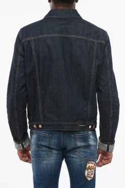 Giubbotto in Denim DAN JEAN Lavaggio Scuro>Dsquared2 Outlet