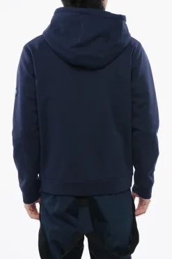 Fashion Giubbotto in Misto Nylon a Tinta Unita con Cappuccio Uomo Giubbotti