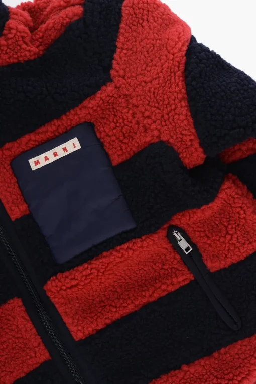 Best Giubbotto in Pile Bicolore Bambino Abbigliamento