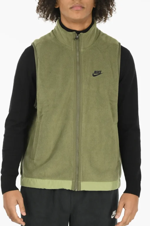 Giubbotto in Pile Senza Manica con Interno Traforato>Nike Sale