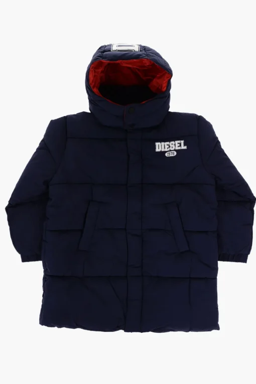 Online Giubbotto JODIT Imbottito in Tinta Unita con Logo a Contrasto Bambino Abbigliamento