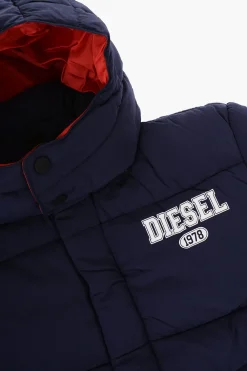 Online Giubbotto JODIT Imbottito in Tinta Unita con Logo a Contrasto Bambino Abbigliamento