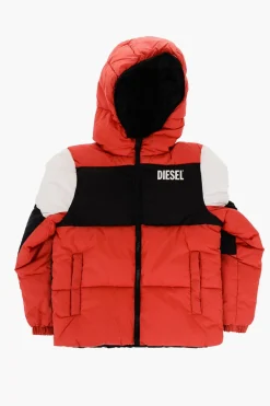 Giubbotto JSELS Color Block con Cappuccio>Diesel Kids Sale