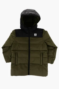 Giubbotto JULPS Bicolore Trapuntato con Logo a Contrasto>Diesel Kids Outlet