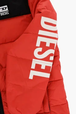 Giubbotto JULPS Bicolore Imbottito con Logo Stampato></noscript>Diesel Kids Fashion