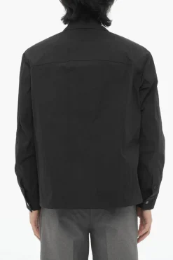 Giubbotto Leggero BOXY COACH in Nylon con Bottoni Automatici>Neil Barrett Outlet