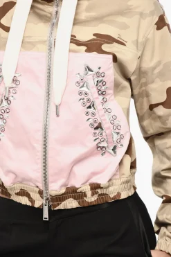 Giubbotto Leggero Camouflage con Cappuccio e Gioielli></noscript>Dsquared2 Online