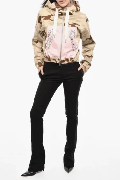 Giubbotto Leggero Camouflage con Cappuccio e Gioielli></noscript>Dsquared2 Online