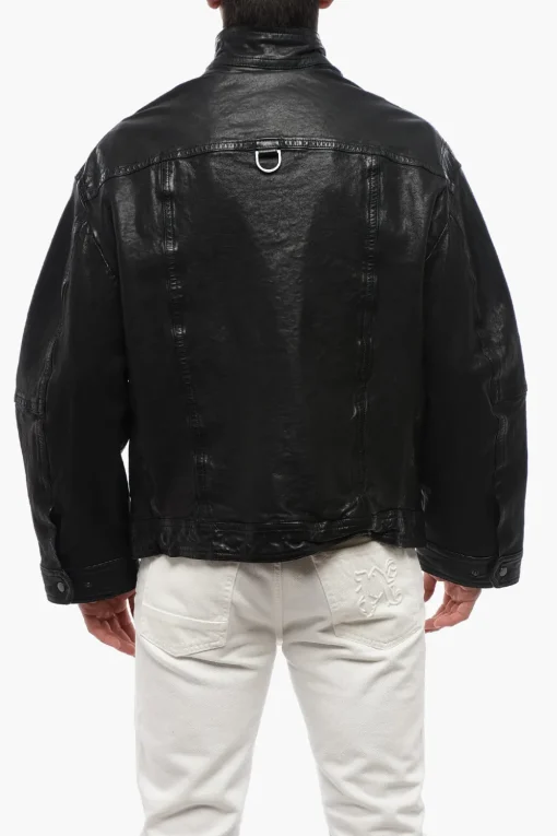 Giubbotto Multitasca LOOSE WASHED in Pelle>Neil Barrett Sale