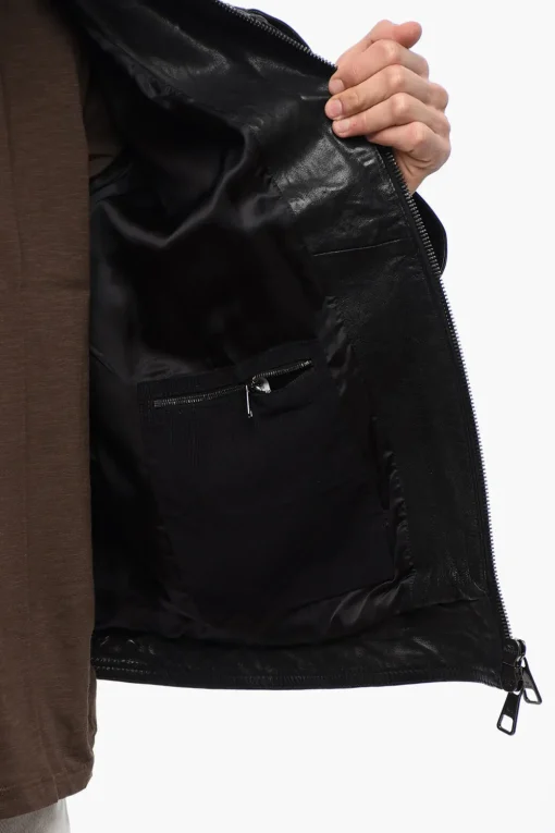 Giubbotto Multitasca LOOSE WASHED in Pelle>Neil Barrett Sale