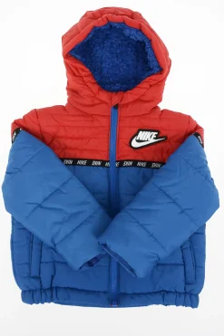 Giubbotto Puffer Bicolore con Chiusura Zip Frontale>Nike KIDS Fashion
