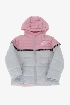 New Giubbotto Puffer Bicolore con Chiusura Zip Abbigliamento