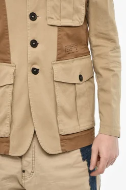 Giubbotto Sahariana Doppio Tono></noscript>Dsquared2 New