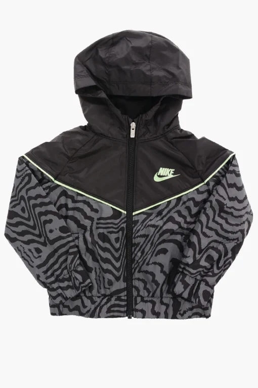 Discount Giubbotto Stampa Zebra con Cappuccio GLOW IN THE DARK Abbigliamento
