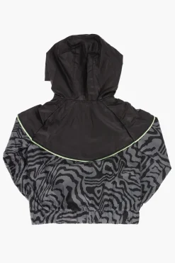 Discount Giubbotto Stampa Zebra con Cappuccio GLOW IN THE DARK Abbigliamento