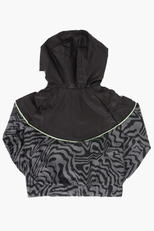Discount Giubbotto Stampa Zebra con Cappuccio GLOW IN THE DARK Abbigliamento