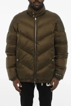 Giubbotto Trapuntato con Chiusura Zip e Monogram>Dsquared2 Best