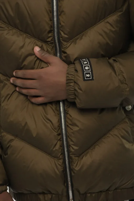 Giubbotto Trapuntato con Chiusura Zip e Monogram>Dsquared2 Best