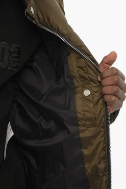 Giubbotto Trapuntato con Chiusura Zip e Monogram></noscript>Dsquared2 Best