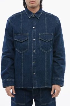 Best Giubbotto TRISTO In Denim Utility Uomo Giubbotti