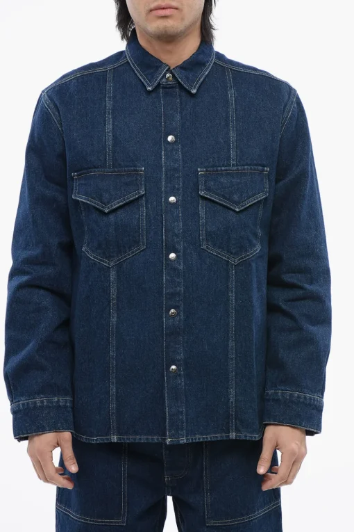 Best Giubbotto TRISTO In Denim Utility Uomo Giubbotti