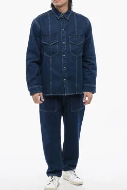 Best Giubbotto TRISTO In Denim Utility Uomo Giubbotti