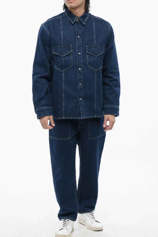 Best Giubbotto TRISTO In Denim Utility Uomo Giubbotti