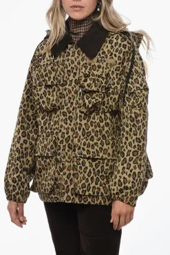 Discount Giubbotto Utility con Fantasia Animalier Donna Giubbotti