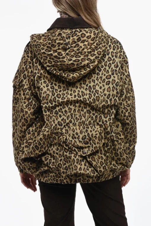 Discount Giubbotto Utility con Fantasia Animalier Donna Giubbotti