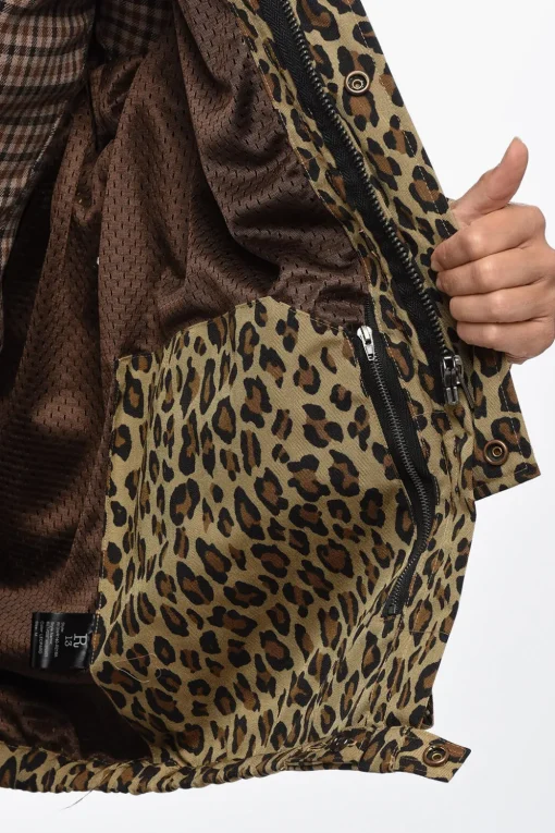 Discount Giubbotto Utility con Fantasia Animalier Donna Giubbotti