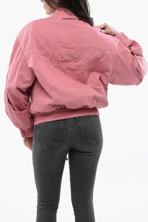 Giubbotto Utility In Cotone con Manche Bishop>Blumarine Sale
