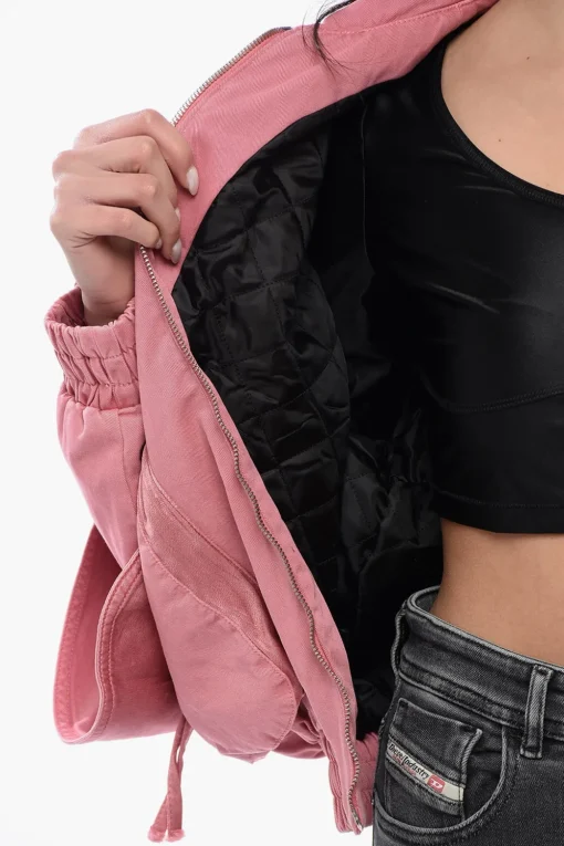 Giubbotto Utility In Cotone con Manche Bishop>Blumarine Sale